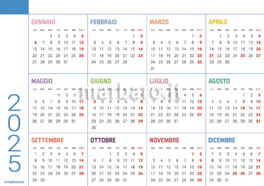 Calendario Del Con Le Festivit Da Stampare